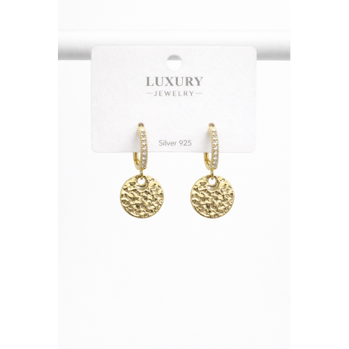 Sallantılı Taşlı Küpe