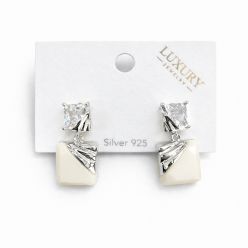 Gümüş İğneli Küpe