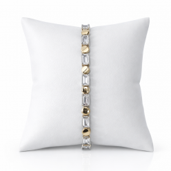 14K Vip Bileklik Zirkon Taşlı