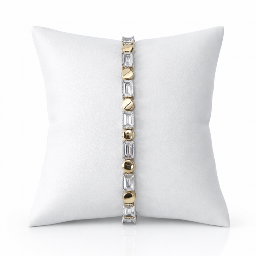 14K Vip Bileklik Zirkon Taşlı