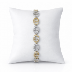 14K Vip Bileklik Zirkon Taşlı