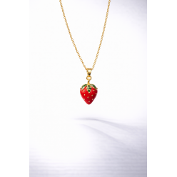 Çilek Çelik Kolye