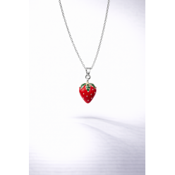 Çilek Çelik Kolye